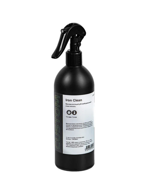 CUSTOM Нейтральный очиститель дисков и кузова Iron Clean, 250 мл CM-00044