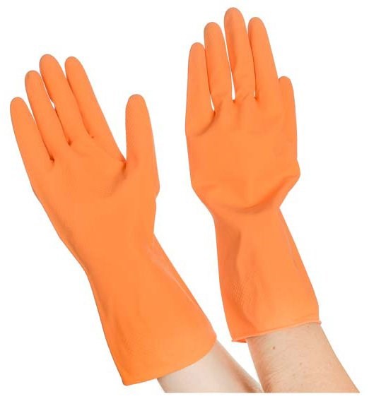 OPTILINE Перчатки резиновые флокированные Премиум, размер XL 27-2660