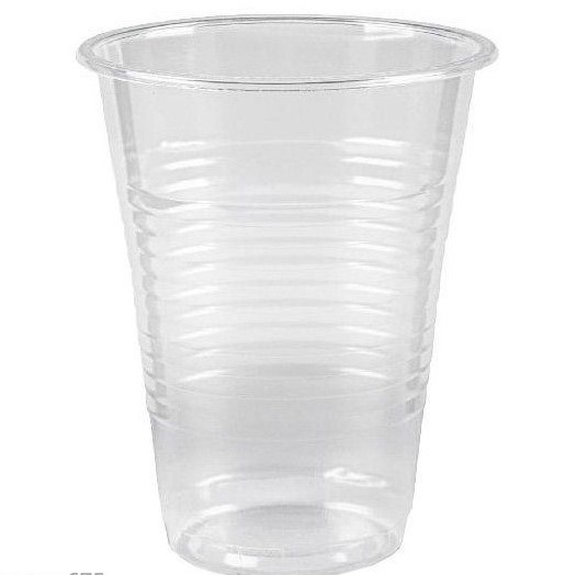 Стакан 200 мл прозрачный Эконом PP, 100 штук 19-6679