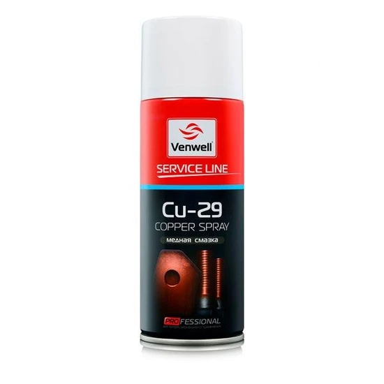 VENWELL Медная смазка Cu-29 Copper Spray, 400 мл VW-SL-017RU