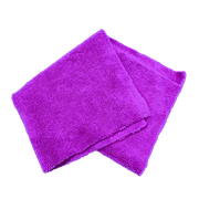 Салфетка из микрофибры пурпурная 40х40 см (без обметки краев) 400 г/м2 MD39 PURPLE