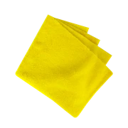 Салфетка из микрофибры (без обметки краев) 400 г/кв.м ЖЕЛТАЯ 40х40 см MD39 YELLOW