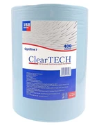 OPTILINE Протирочный нетканый материал ClearTECH, 152 м, 60 г/м2, 30х38 см, 400 л, бирюзовый 31-4152