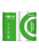 FOCUS Туалетная бумага белая Economic Choice 2-сл (5071518), 12 рул 12-0934