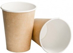 Стакан бумажный 350/420 мл, 90 мм, крафт, 50 шт 19-5452