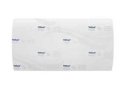 TELLUS Полотенца бумажные листовые Стандарт H3 120108, ZZ, 1-сл, белые, 250 л, 20 пачек 12-0044