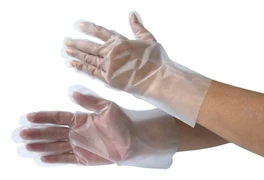 OPTILINE Перчатки термопластэластомер, размер L, прозрачные, 100 штук 27-2685