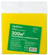OPTILINE Салфетка вискозная, желтая, 30x34 см, 3 шт 31-3375