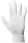 Перчатки нейлоновые белые, размер L (9-11) 27-2536