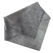 Салфетка из микрофибры серая 40х40 см (без обметки краев) 400 г/м2 MD39 GREY