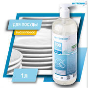 ИНТЕРХИМ 800 plus НЕЙТР Средство для мытья посуды (дозатор), 1 л ih88112
