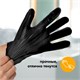 OPTILINE Перчатки термопластэластомер, размер М, черные, 200 штук 27-2682