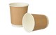 Стакан бумажный, 250/280 мл, 2-сл, 80 мм, крафт, 25 шт 19-0785
