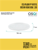OSQ Крышка PP ANTIFOG плоская ROUND BOWL 1300 Flat PP ANTIFOG lid OSQ RB 1300 (210)