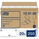 Полотенца бумажные листовые Tellus Стандарт H3 120108, ZZ, 1-сл, белые, 250 л, 20 пачек в коробке 12-0044 - фото 6855